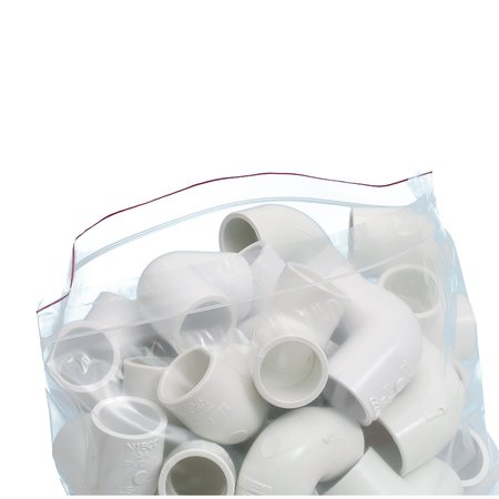 Stout By Envision Clear Resealable Zipper Seal Storage Bags  4 x 4 Case of 1000 Bags, 1000PK ZF-001C